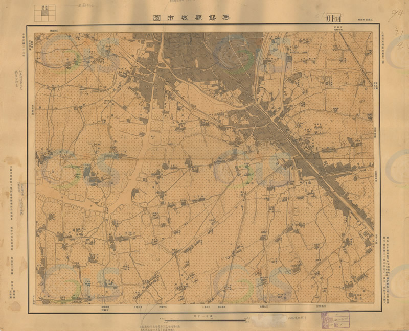 1947年《无锡县城市图》插图1