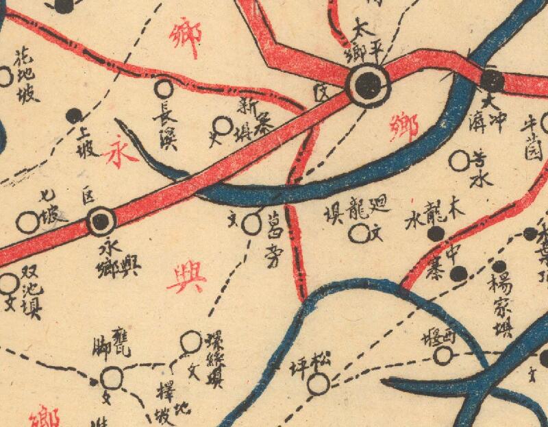 1943年《贵州省余庆县县图》插图2
