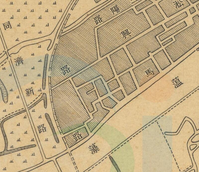 1947年《吴淞口城市图》插图3
