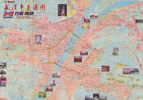 1999年《武汉市交通图》