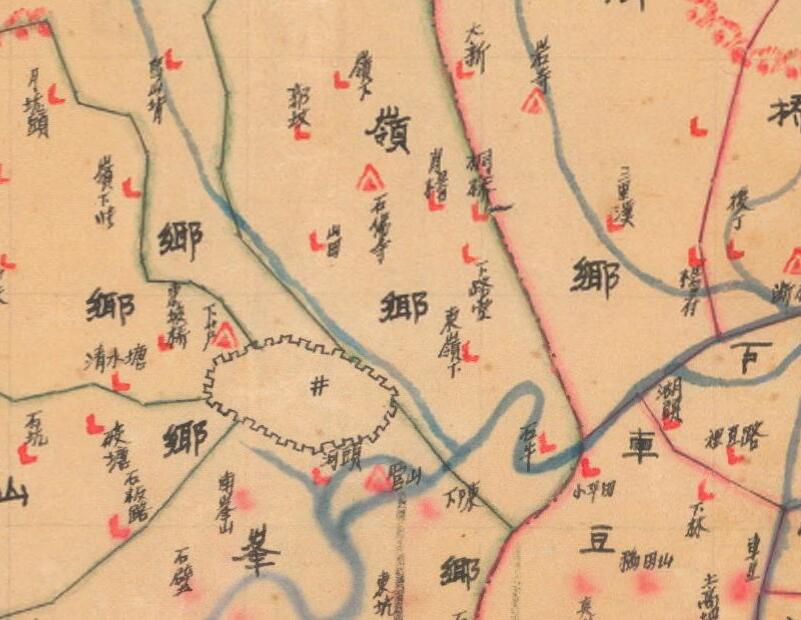 1944年《浙江省仙居县乡镇区域详图》插图1