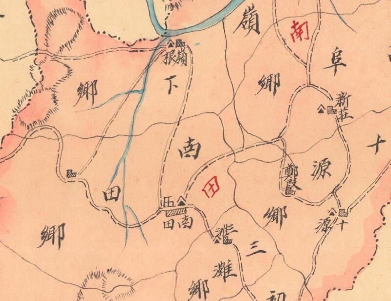 1941年《浙江省青田县乡镇区城详图》插图1