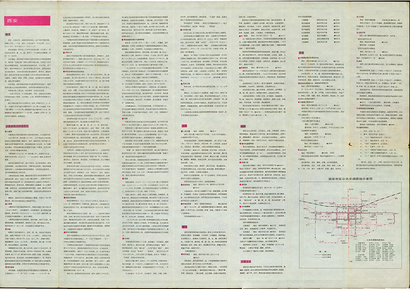 1984年《西安导游图》插图1