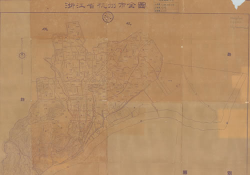 1947年《浙江省杭州市全图》