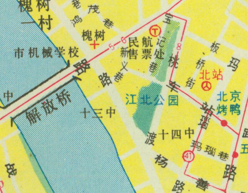 80年代《宁波交通旅游图》插图3